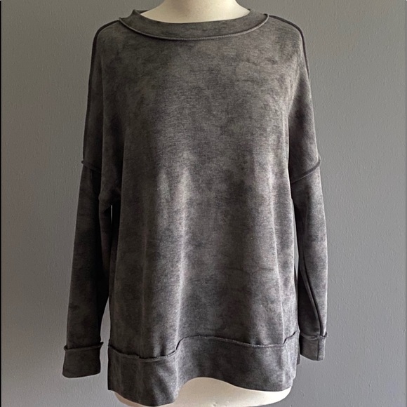 Cherish Tops - Women’s Cherish Brand Grey Mix Tie Dye Look Top